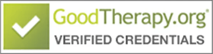 The logo for Good Therapy Org with a green checkmark